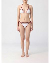 Iv.am - Raquel Triangle Bikini With Striped Pattern And Tie Fastening - Lyst