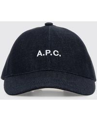 A.P.C. - Chapeau En Denim De Coton - Lyst
