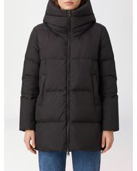 Herno - A-Shape Quilted Nylon Down Jacket With Funnel Neck - Lyst