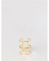 Elisabetta Franchi - Set Of 2 Brass Bracelets - Lyst