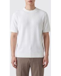 Kangra - Cotton Crew Neck Pullover - Lyst