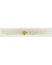 Fendi - Ff Diamonds Reversible Leather Belt - Lyst