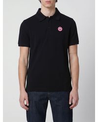 Canada Goose - Logo Cotton Polo Shirt - Lyst