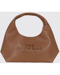 Marc Jacobs - The Sack Full-Grain Leather Handbag With Removable Pouch - Lyst