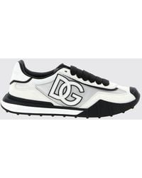 Dolce & Gabbana - Dolce &Amp Gabbana Dg Athletic Leather And Nylon Sneakers With Dg Monogram - Lyst