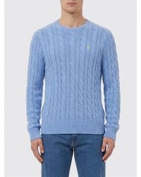 Polo Ralph Lauren - Cotton Tricot Crewneck Pullover - Lyst
