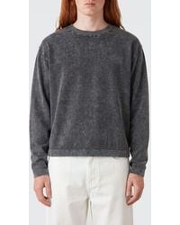 CAMPERLAB - Cotton-Blend Crewneck Sweater With Dropped Shoulders - Lyst