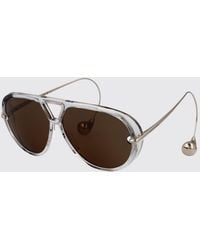 Bottega Veneta - Bv1273S Metal And Acetate Sunglasses - Lyst