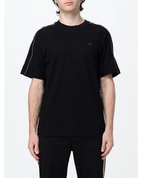 Burberry - Ekd Logo Cotton T-Shirt With Contrast Trims - Lyst