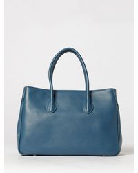 Skytos - Nica Hammered Leather Handbag With Adjustable Shoulder Strap - Lyst