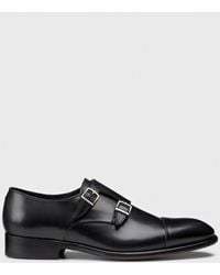 Doucal's - Leather Monk Strap Shoes - Lyst