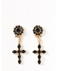 Dolce & Gabbana - Dolce &Amp Gabbana Cross Earrings - Lyst