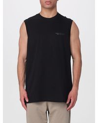 ARMANI EXCHANGE - Cotton Jersey Tank Top With Logo - Lyst
