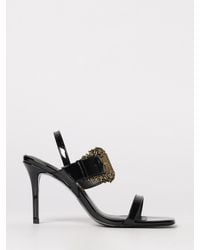 Versace Jeans Couture - Patent Leather Sandals - Lyst