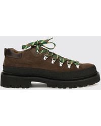 DSquared² - Suede Calfskin Derby Shoes With A Notched Sole - Lyst
