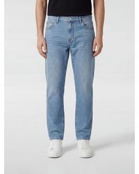 AMISH - James Straight Cotton Denim Jeans - Lyst