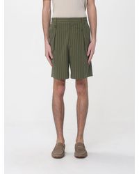 Paolo Pecora - Striped Stretch Cotton Shorts - Lyst