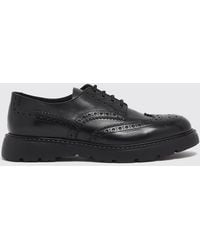 Doucal's - Smooth Leather Wingtip Brogue Derby Shoes - Lyst