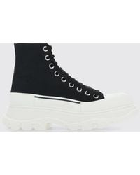 McQueen - Tread Slick Cotton Canvas Sneakers - Lyst