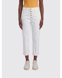 Dondup - Vaqueros De Denim Cropped Fit Koons - Lyst