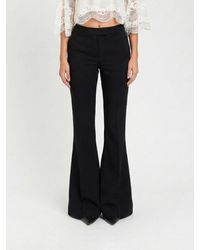 Twinset - Crêpe Flared Trousers - Lyst
