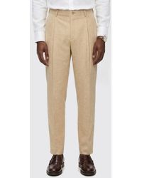 Dolce & Gabbana - Dolce &Amp Gabbana Linen And Silk Blend Tailored Trousers - Lyst