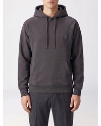 WOOYOUNGMI - Slim Fit Cotton Hoodie With Drawstring And Kangaroo Pocket - Lyst