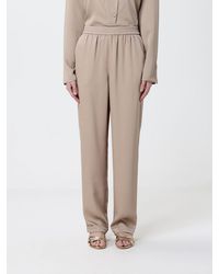 Emporio Armani - Satin Straight Trousers - Lyst