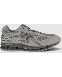 New Balance - 1954R Suede And Mesh Low-Top Trainers With Side Logo - Lyst