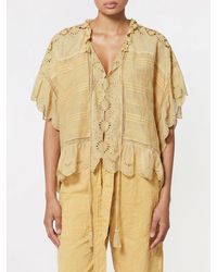 Isabel Marant - Prisha Top With Ruffles - Lyst