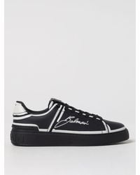Balmain - B-Court Sneakers Bianco/Nero-Uomo - Lyst