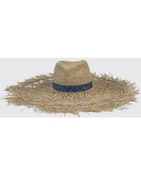 Maison Michel - Big Sheryl Fringed Wide-Brim Raffia Hat - Lyst