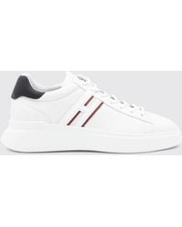 Hogan - H580 Smooth Calfskin Sneakers With Contrasting H Logo - Lyst