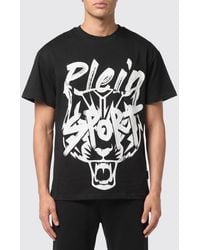Philipp Plein - Cotton Jersey T-Shirt With Contrasting Logo - Lyst