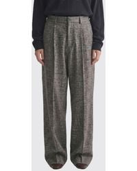 Phoebe Philo - Silk And Linen Tailored Trousers - Lyst