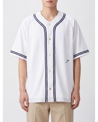 Jacquemus - Relaxed Fit Baseball-Style Cotton Shirt With Contrast Logo - Lyst