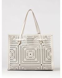 Gianni Chiarini - Marcella Hammered And Perforated Leather Bag - Lyst