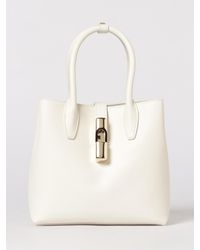 Furla - Goccia Grained Leather Bag - Lyst