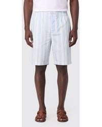 Jacquemus - Striped Linen Blend Shorts - Lyst