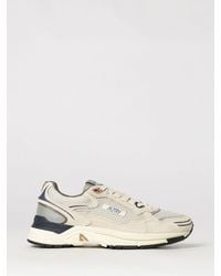 Autry - Hyperway Bicolour Leather And Mesh Low-Top Sneakers - Lyst