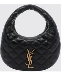 Saint Laurent - Icarino Quilted Nappa Hobo Bag - Lyst