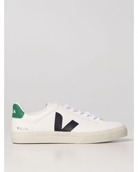 Veja - Sneakers Campo Chromefree in pelle a micro grana - Lyst