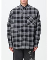 Off-White c/o Virgil Abloh - Overshirt In Checkered Cotton - Lyst