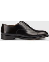 Doucal's - Brushed Leather Oxford Shoes - Lyst