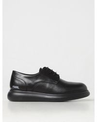 KARL LAGERFELD - Granby Leather Derby - Lyst