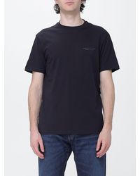 ARMANI EXCHANGE - Crew Neck Cotton T-Shirt With Logo - Lyst