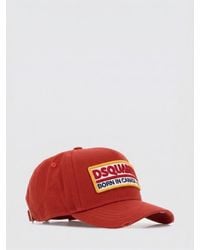 DSquared² - Gorra De Twill De Algodón Con Logo - Lyst