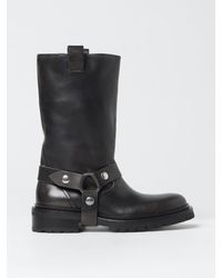 Golden Goose - Kurt Shiny Leather Upper With Strap Boot - Lyst