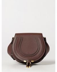 Chloé - Chlo&Eacute Marcie Grained Calfskin Mini Crossbody Bag - Lyst