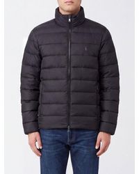 Polo Ralph Lauren - Quilted Nylon Bomber Jacket With High Neck And Pony Logo - Lyst